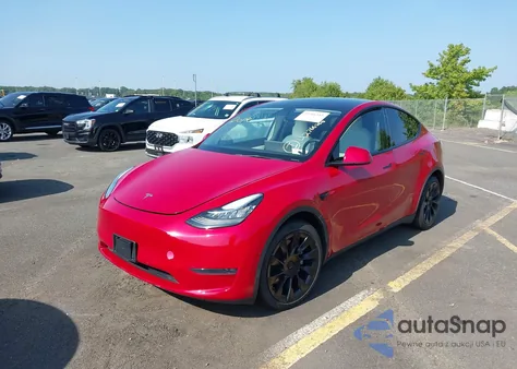2021 Tesla Model Y Long Range Dual Motor All-Wheel Drive from USA, damaged, VIN 5YJYGDEE5MF102850